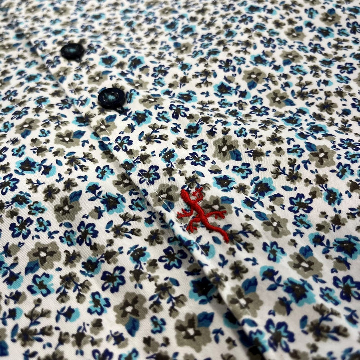 Flower Print Short Sleeve Shirt