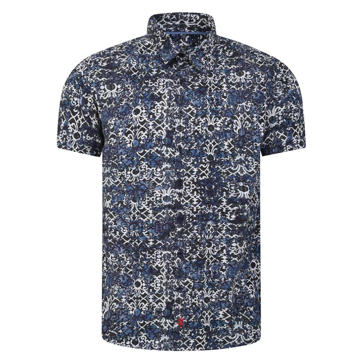 Filigree Print Short Sleeve Shirt