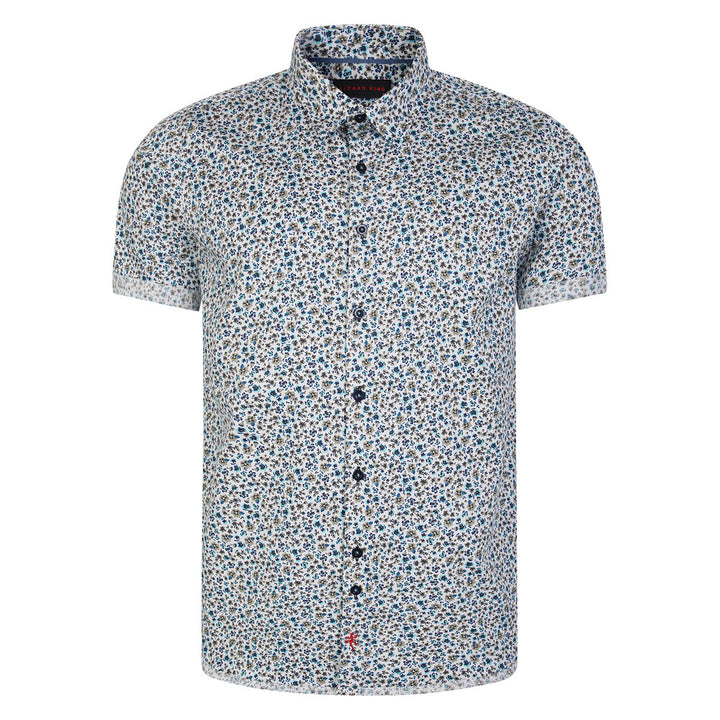 Flower Print Short Sleeve Shirt