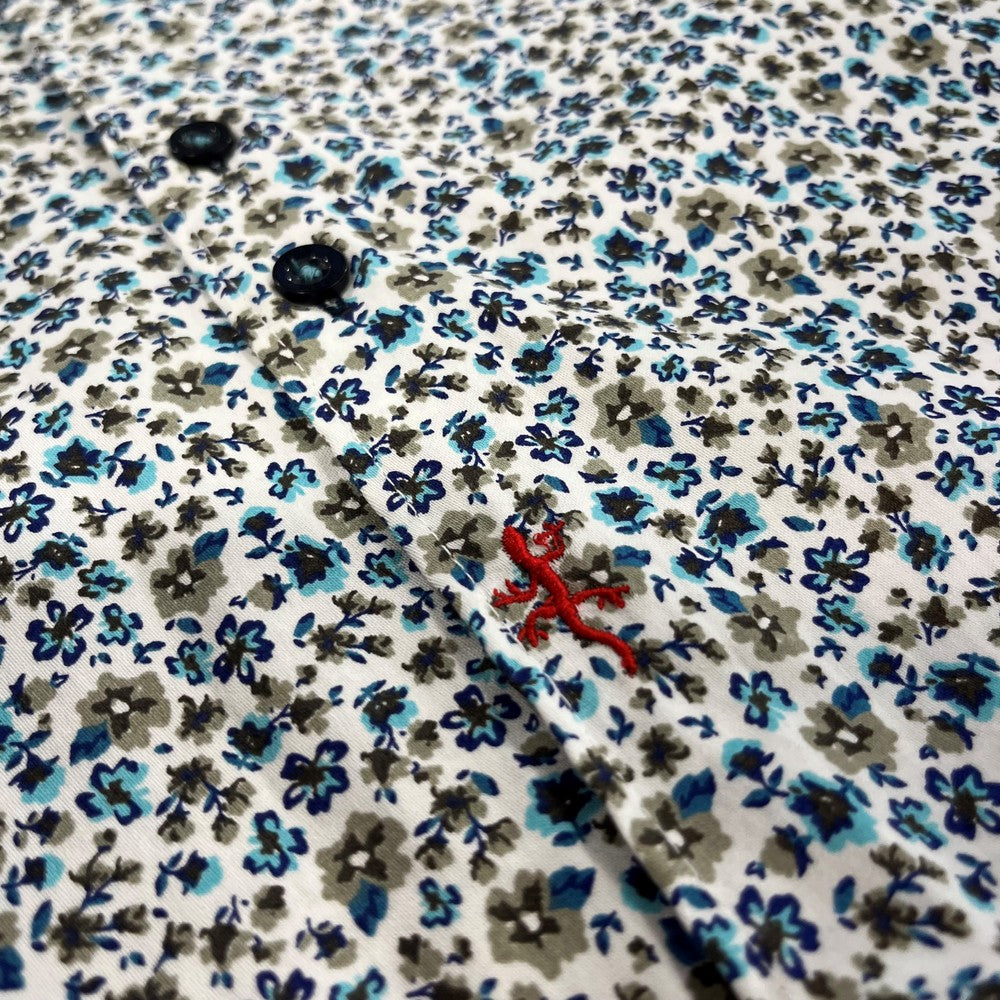 Flower Print Short Sleeve Shirt
