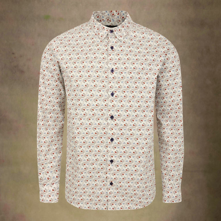 Fleur Print Long Sleeve Shirt