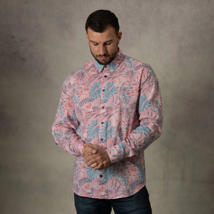 Fern Print Long Sleeve Shirt