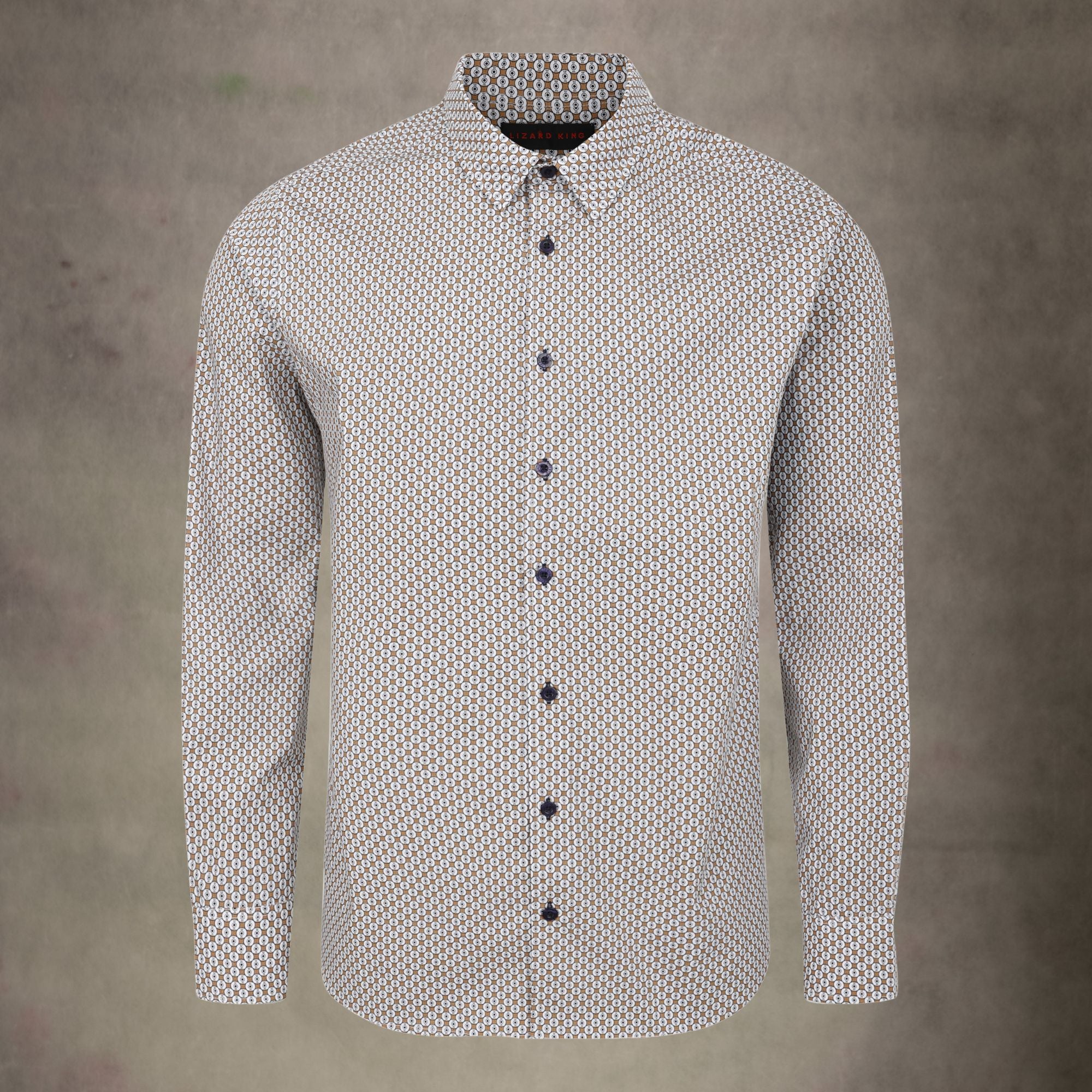 Geo Print Long Sleeve Shirt