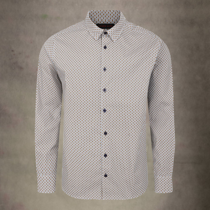 Geo Print Long Sleeve Shirt