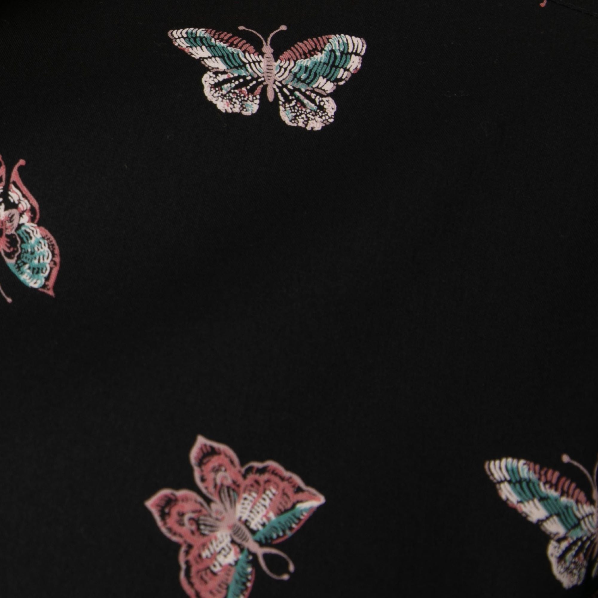 Butterfly Print Long Sleeve Shirt