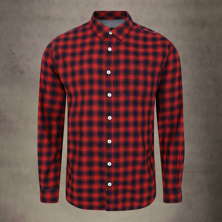 Red Check Long Sleeve Shirt