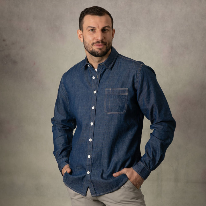 Denim Long Sleeve Shirt